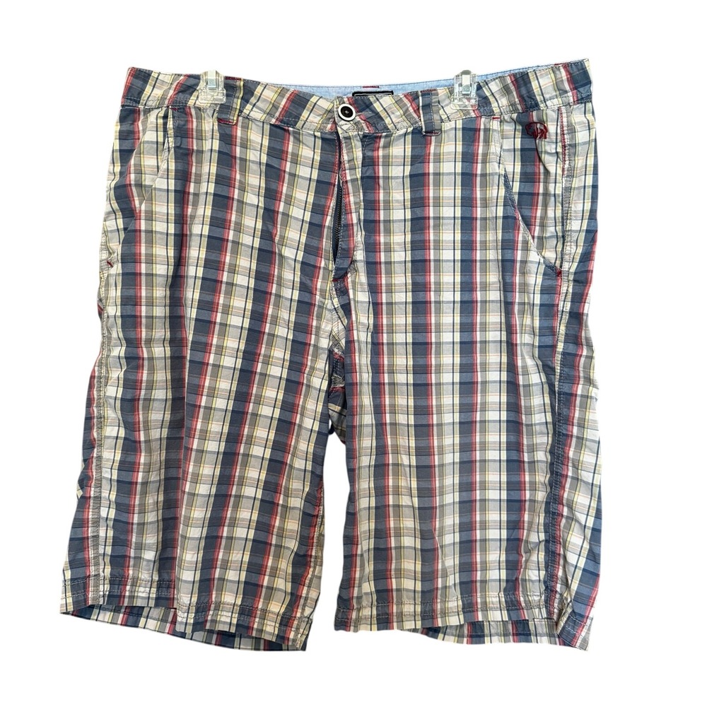 Buffalo David Bitton Plaid Shorts 38 Casual Outdoor Wear‎ Madras Golf Preppy Dad